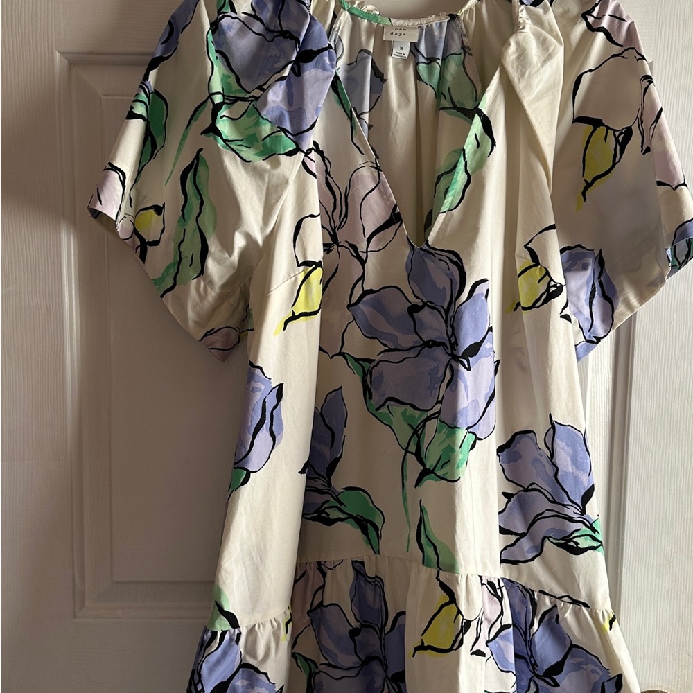 Floral Print V-Neck Women's Top